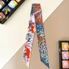 Designer Silk Scarf For Women Summer Scarves Mayan Jungle Scarf Bundle Long Strap Headband Mesh Red Same Silk Ribbon Decoration Bag Ribbon