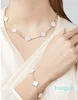 designers fyra bladklöver halsbandsmycken uppsättningar för kvinnor halsband och armband 5 motiv gåva rostfritt stål