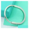 Bangle Luxury Gold Horseshoe Designer Women Stainless Steel Fashion Rose Couple Bracelet Jewelry Gifts For Accessory Wholesale Drop D Dhoyi