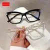 Солнцезащитные очки klassnum Компьютерные очки для женщин кошачьи глаза против синего света прозрачные очки линзы.