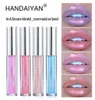 Handaiyan Holographic Lip Gloss Glitter Liquid Lipgloss 6 Color Color Rich Luster Nutristious Polarized Long Last Beauty Lips Make8925071