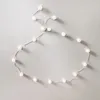 Bälten 1PC Guld/silver justerbar metall Elegant Pearl Women's Belt Thin Chain For Ladies Dress Skinny Midjeband Dekorativa smycken