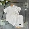 Çocuk Kız Giyim Setleri Erkek Erkek Çocuklar Toddlers T-Shirt Şortları Set Giysiler Toddler Çocuk Seti Pembe Kahverengi Beyaz Siyah Yaz 2 Parçalı Setler 100-160