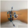 Beaded Cowe Armband för sublimering stickad DIY Strand -armband smycken Anpassade förbrukningsvaror Material grossist stilar B01371 Drop D Dhmka