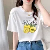 디자이너 T 셔츠 푸어면 포장기 짧은 슬리브 티셔츠 여성 2024 여름 새로운 느슨한 한국 대형 여성 캐주얼 다재다능한 미드 길이 상위 1IY2