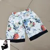 Blomma tryck shorts skjorta set tunt tyg män kvinnor hög kvalitet casual strand surf shortpant kostym 240514