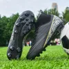 Scarpe da calcio scarpe da allenamento high top per studenti delle scuole primarie e secondarie AG unghie lunghe, unghie rotte, scarpe da calcio per unghie colla