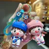 Cute Anime Keychain Charm Key Ring Lovely Doll Couple Students Personalized Creative Valentine's Day Gift UPS