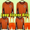 Long Sleeve 24 25 Koszulki piłkarskie de Jong Holland 2024 2025 de Ligt Wijnaldum Klaassen Dumfries Football Shirt Bergwijn Wergil Mens Fan Wersja gracza