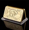 Metal Craft 1oz USA Buffalo Rare Coin 100 Mill 999 Fijn American Gold Cepated Bar2872218