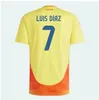 2024 2025 Colombia JAMES Soccer Jerseys FALCAO BORRE LUIS DIAZ CUADRADO D.SANCHEZ CORDOBA J.LERMA L.SINISTERRA BORJA national team 24 25 football men kids shirt