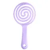 Söt Macaron Lollipop Net Red Hair Massage Comb Girls Portable Hair Borstes Detangling Paddle Massage Combs Styling Tools