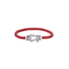 Bracelet designer Miui Loe Channemimism Horseshoe Buckle Rope Mens Womens Destiny Transport Woven Dragon Design élégant