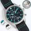 Speciale editie Hoogwaardige Titanium Men's Sports Watch Volledig automatische chronograaf Sapphire Mirror Volledig functioneel en bestand tegen dalende luchtdruk