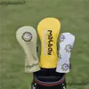 Andere golfproducten Sun Fisherman Hat Golf Club #1 #3 #5 Gemengde kleuren Wood HeadCovers Driver Fairway Woods Cover Pu Leather Covers Golf Putter 580