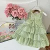 Girls' 2024 Summer New Girl Baby Butterfly Fashionable Children's Princess Dress