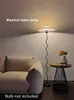 Lampa podłogowa 5 -metrowa, lampa stojąca, plisowana tkanina retro japońska lampa stołowa nocna do sypialni, salonu, biuro, gniazdo śrubowe E27 E26, wyłączona żarówka