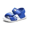 Sandalen modieuze babyjongen sandalen zomer anti slip strandschoenen haaien dolfijn kinderen waterdichte kinderen ademende sandalen voor jonge kinderen D240515