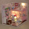 Architecture/DIY House Baby House Mini Miniature Doll House DIY Small House Kit Production Room Princess Toys Home Bedroom Decoration with Furniture W