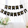 Amawill 40th Birthday Party Decorations Kit Happy Birthday Banner Balloons 32inch Foil Number 40 Years Old Anniversary Supplies 240509
