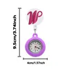 Other Watches Pink Large Letters Clip Pocket Watche For Nurse With Sile Case Womens On Watch Nursing Drop Delivery Otv9Z