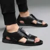 SANDALS UMAN SEMPIO Summer High Qualit Casual Shoe Beach Brivers da esterno Black Brown Big Size NX-97 346c