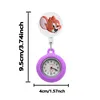 Pocket Watches Cats And Mice Clip Retractable Digital Fob Clock Gift Hospital Medical Gifts Sile Nurse Watch Clip-On Lapel Hanging Nur Otml0