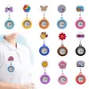 Другие художественные и ремесленные тема мира 26 Клип карманные часы медсестра Fob Watch со вторичным вина для медицины с часовыми часами на подержанной Stetho ottch6
