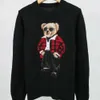 RL Designer Women Knits Bear Print Graphic Bear Sweater Ralp Laurens Pull Pullover Playlover Classics Classiques tricotés Casual Harajuku Streetwear 159
