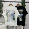 High-End Brand T-shirts Summer New Fashion Design Pure Cotton Printed Short Sleeve Men's and Women's Luxury Leisure Shirts 90% Factory Hot Sales Partihandel