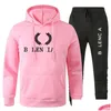 Heren tracksuit jogging sets tweedelige set dames tracksuits luxe print ontwerper hoodie casual broek sweatsuit.Drop levering dhmvy