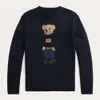 RL Designer Femmes Knits Bear Print Graphic Bear Sweater Ralp Laurens Pull Pullover Playlover Classics Classiques tricotés Casual Harajuku Streetwear 986