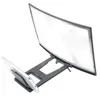 12/14 Inch 3D Cell Phone Screen Projector HD Expander Enlarge Curved Screen Magnifier Amplifier for Mobile Phone Video