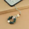 White Jade Bodhi rot telefonkedja hängande rep par telefonfodral hängande rep kort USB -drive hänge nyckelchain prydnad
