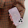 Case de glitter de lujo para el teléfono para iPhone 15 Plus 14 Pro Max 13 12 Diseñador Bling Bling Diamante Diamante Diamante Joya 3D Crystal Triangle P Cubierta