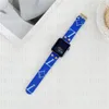 Pour les bandes de montre de montre Apple Watch Bands Sangle en cuir bande de montre Top Fashion Remplacement des bandes de bracelet Band 38 mm 40 mm 41 mm 42 mm 44 mm 45 mm 49 mm