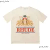 Rhude Shirt Heren T-shirt Designer shirt Pure Cotton Tees Street Fashion EssentialSclothing Casual Couple Matching Short Sheeves S-XL Rhude Short 617