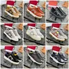 Brand 24S/S Perforowane Gancini Men Sneakers Buty Zgętane cielę łydka zamszowa siatka Gancio swobodne spacery Wysokiej jakości deskorolki na zewnątrz EU38-46 5.14 01