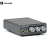 Fosi Audio K5 Pro USB Gaming DAC met microfoon hoofdtelefoonversterker mini voor PS5 Desktop Powered Active SERS 240506