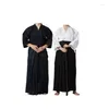 Ubrania etniczne Kendo mundury sztuki walki aikido hapkido garnituru mężczyzn men hakama mundliforme taekwondo upuszczanie odzież dhamx