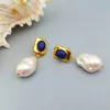 Baroque Pearl Charm Earrings Vintage Pearls Earring