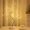 Lampy stołowe 1PC Tabletop Bonsai Tree Light z 36/108 LED sztuczna lampa drzewna do sypialni pulpit świąteczne przyjęcie wewnętrzne lampy dekoracyjne