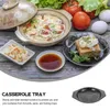 Bordmattor Callaron Heminredning Underbliner Trivet Plates Pan Mat Korean Dolsot Bibimbap Bower Holder Base Melamine Dinner Dish