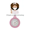 Pocket horloges Lovely Heart Nurse Doctor Cartoon personages Intrekbare badge reel clip ziekenhuis medische kantoorgeschenken drop levering ot9pc