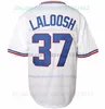 Män kvinnor barn Bull Durham Nuke 'Laloosh 37 Crash Davis 8 Durham Movie Baseball Jersey All Stitched