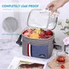 8L Isolierte Lunchbag Kühler Thermal tragbare Kiste ICE -Packt -Tasche Food Picknicktaschen für die Arbeit Aufbewahrung 240508