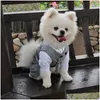 Hundkläder Pet Wedding Birthday Party Costume Tuxedo Suit For Small Medium Large Breed Formal Vest With Bow Tie Gentleman Drop Deli Dhdec