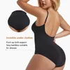 Shapers femininos Sexy Bodysuit sem costas Shapewear para mulheres barriga de barriga sem costura Shaper Camis Top lombal