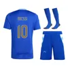 Messis Argentina Football Zestaw dla dzieci Messis Soccer Jerseys 2024 2025 Baby Football Shirts Kids Football Zestawy 24 25