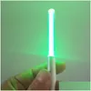 Party Favor LED Flashlight Stick Keychain Mini Torch Aluminium Keychains Key Ring Dålig Glow Pen Magic Wand Lightsaber Light Drop D DH4MH